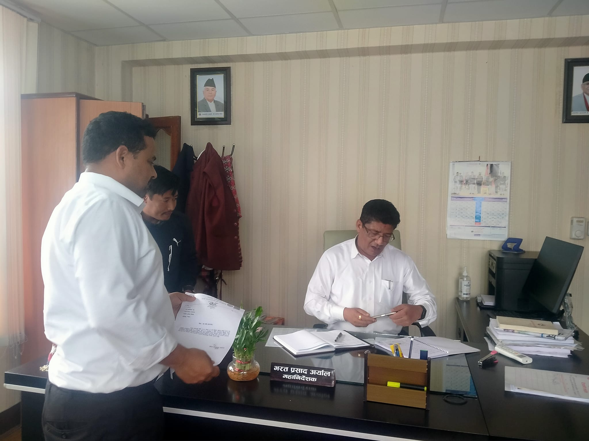 बाढिले क्षति पु-याएको पु्ल मर्मत गर्न गण्डकी गाउँपालिका  अध्यक्ष तिमिल्सिनाको बिभागलाई ध्यानाकर्षण