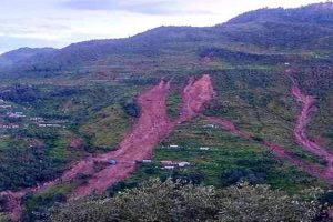 रामेछापमा पहिरोमा परी ८ बेपत्ता, २ को शव फेला