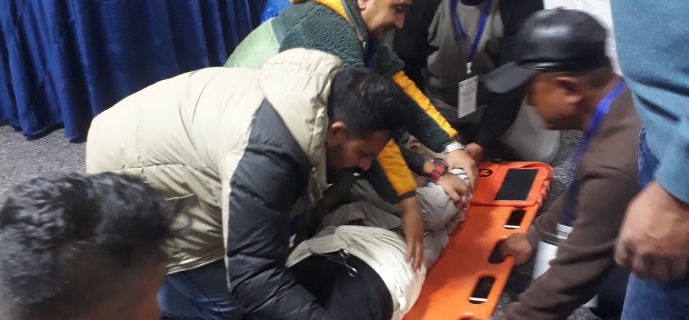 चुम्लिङ्गटारमा सडक दुर्घटना पश्चातको उद्धार तथा प्राथमिक उपचार सम्बन्धि तालिम