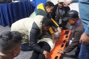 चुम्लिङ्गटारमा सडक दुर्घटना पश्चातको उद्धार तथा प्राथमिक उपचार सम्बन्धि तालिम